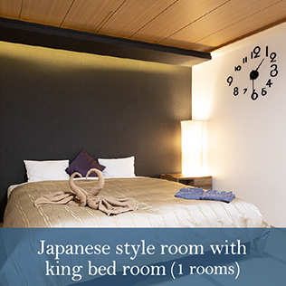 Japanese style room with king bed room